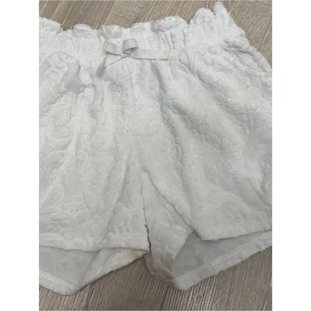 Janie and Jack Floral Terry Jacquard Short Set Size 10